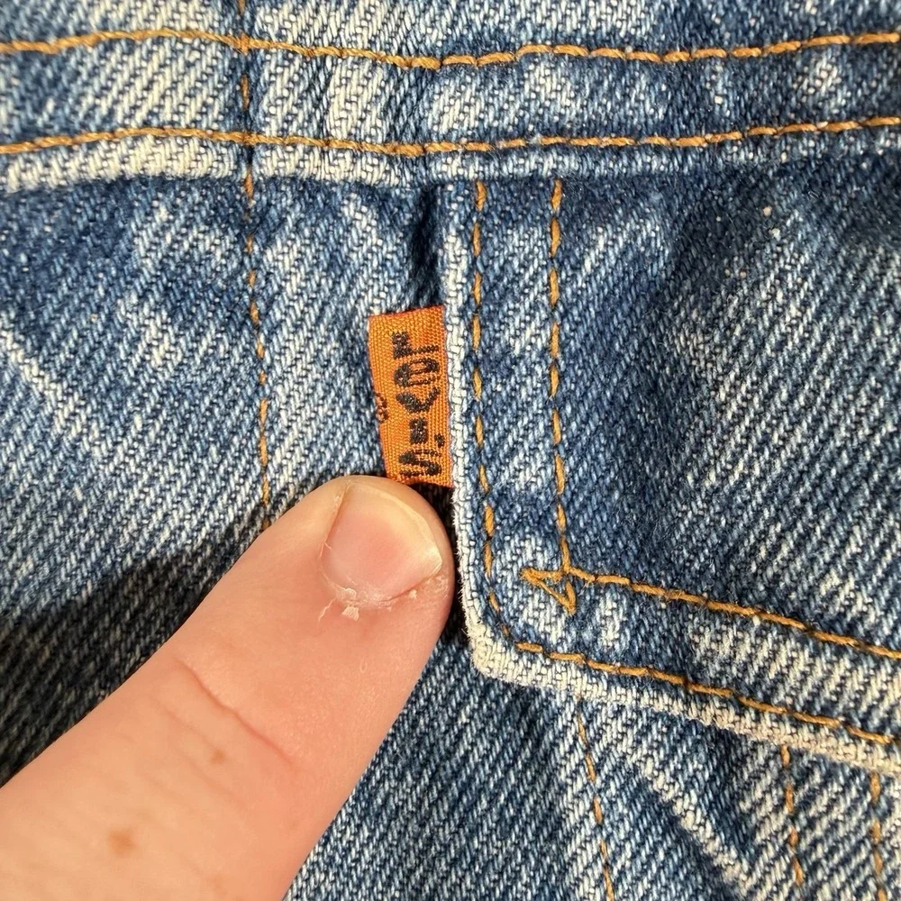 Vintage Levi's Orange Tab Jacket Mens 40 Regular Medium Blue Type 3 Denim